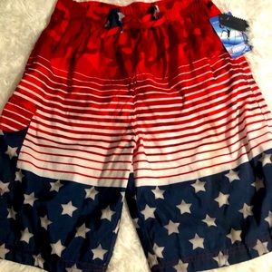 Nothing But Net Mens Swim Trunks